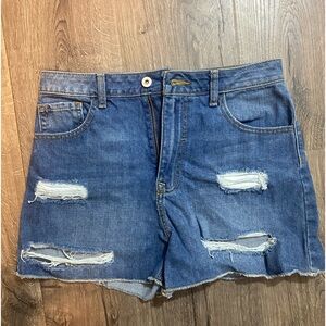 Forever - Cut Off Denim Shorts - 27